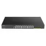 D-Link 24 portu Gigabit PoE viedais pārslēdzējs ar 4x 10G SFP+, 370W