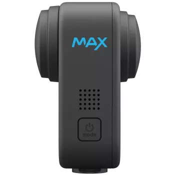 Action kamera GoPro MAX 360 (2025) — 360° ieraksts, 6K Ultra HD, iebūvēts displejs, Wi‑Fi, GPS, Melna