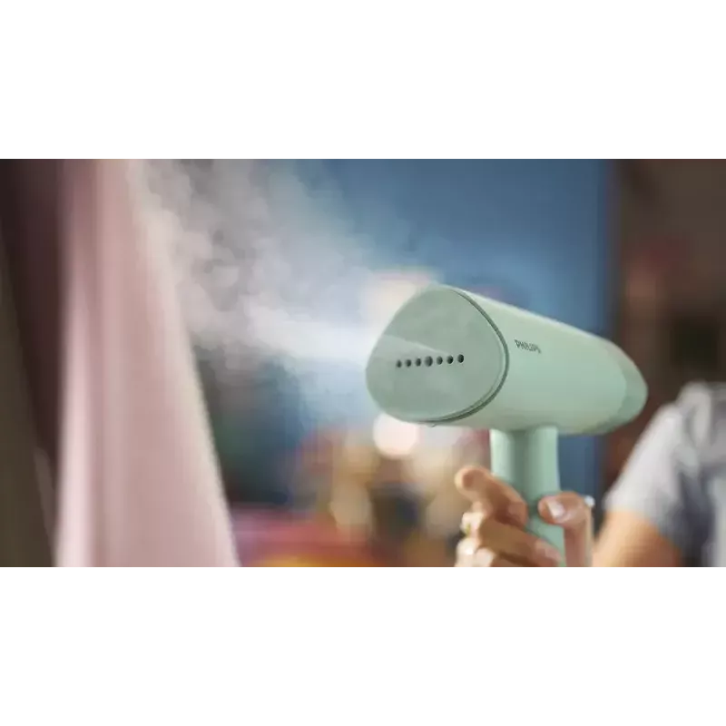 Rokas tvaikonis Philips 3000 sērija STH3010/70 — 1000 W, 20 g/min nepārtraukts tvaiks, 2 m vads, salokāms, noņemama tvertne