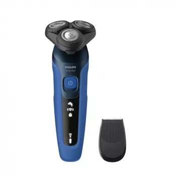Elektriskais skuveklis Philips Series 5000 S5466/17 — rotācijas 3 galviņas, Li-Ion akumulators, 50 min darbība, mazgājams, slapjā/sausā skūšanās