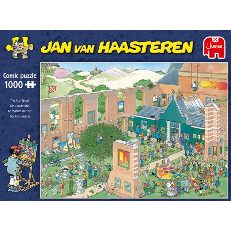 Jan van Haasteren The Art Market 1000 gabalu puzle