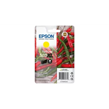 Epson 503XL oriģinālā dzeltenā tintes kasetne (XL, paaugstināta ietilpība)