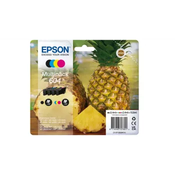 Epson 604 oriģinālā tintes kasetne 4 gab. Standarta ietilpība Melna, Ciāna, Magenta, Dzeltena