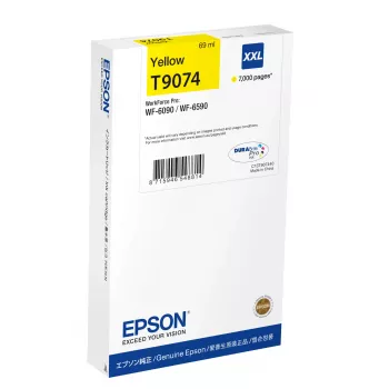 Epson C13T90744N XXL Dzeltena oriģinālā tintes kasetne – Īpaši augstas ražības darbam ar WorkForce WF-6XXX