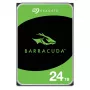Seagate BarraCuda Desktop 24TB iekšējais cietais disks 7200 RPM 512 MB 3.5 collu Serial ATA