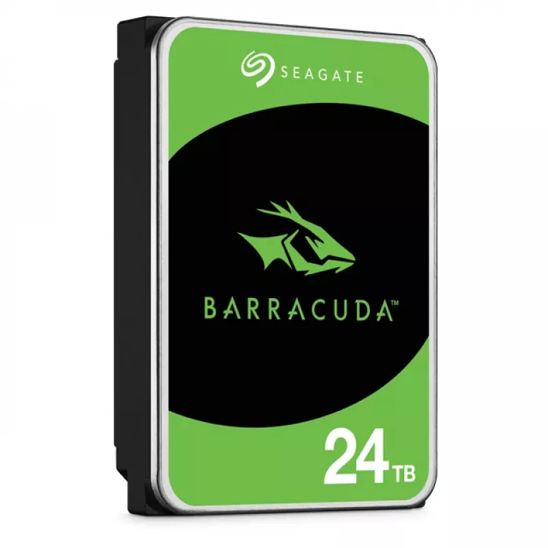 Seagate BarraCuda Desktop 24TB iekšējais cietais disks 7200 RPM 512 MB 3.5 collu Serial ATA