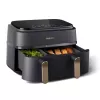 Fritētājs Philips 3000 Series Dual Basket Airfryer NA352/00 — 9 L, 2750 W, divi grozi, 8 programmas, 40–200°C