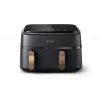 Fritētājs Philips 3000 Series Dual Basket Airfryer NA352/00 — 9 L, 2750 W, divi grozi, 8 programmas, 40–200°C