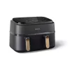 Fritētājs Philips 3000 Series Dual Basket Airfryer NA352/00 — 9 L, 2750 W, divi grozi, 8 programmas, 40–200°C