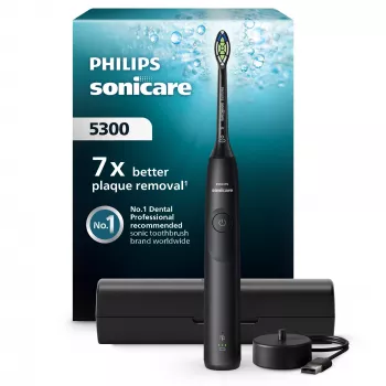 Philips Sonicare Series 5300 HX7101/02 soniskā zobu birste — melna