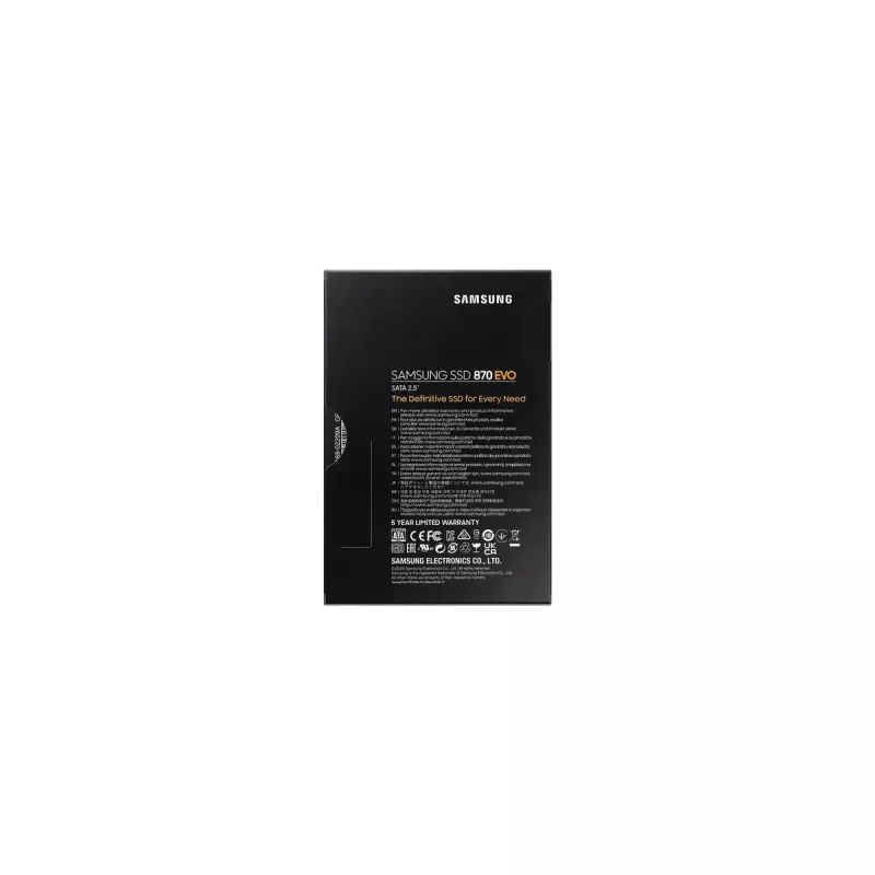 Samsung 870 EVO SSD disks 2000 GB 2,5 collu SATA III MZ-77E2T0B/EU