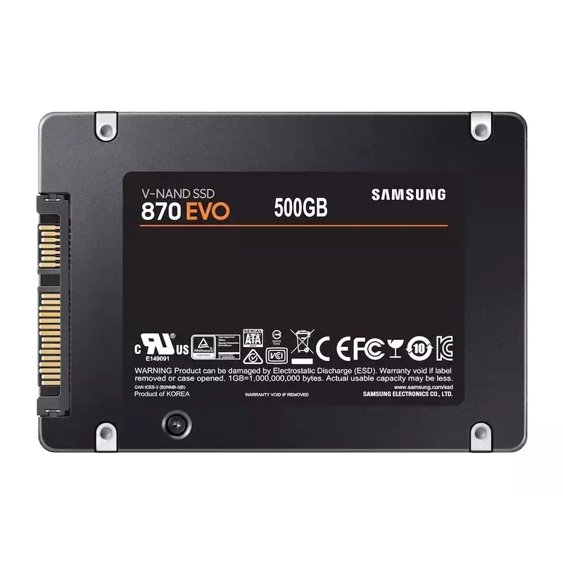 Samsung 870 EVO 500 GB 2,5 collu SATA III V-NAND MLC SSD