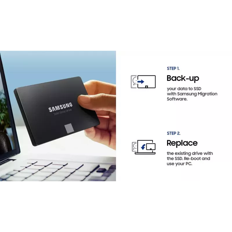 Samsung 870 EVO 500 GB 2,5 collu SATA III V-NAND MLC SSD