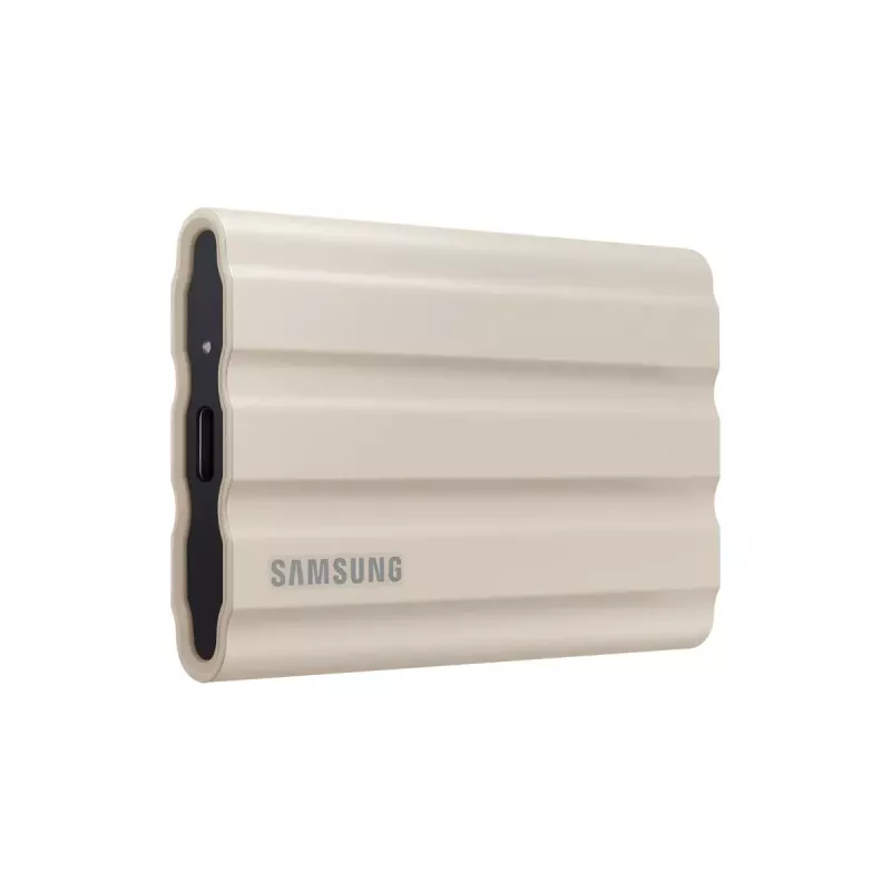 Samsung MU-PE1T0K ārējais SSD 1TB Portable NVMe USB Type-C 3.2 Gen 2, bēšs, gumijas korpuss, ūdensizturīgs