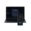 Samsung MU-PE1T0K ārējais SSD 1TB Portable NVMe USB Type-C 3.2 Gen 2, bēšs, gumijas korpuss, ūdensizturīgs