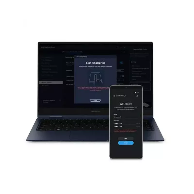 Samsung MU-PE1T0K ārējais SSD 1TB Portable NVMe USB Type-C 3.2 Gen 2, bēšs, gumijas korpuss, ūdensizturīgs