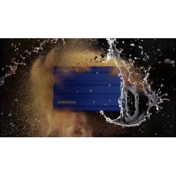 Ārējais SSD Samsung MU-PE1T0R 1 TB USB Type-C 3.2 Gen 2 (NVMe), Zils, gumijas korpuss
