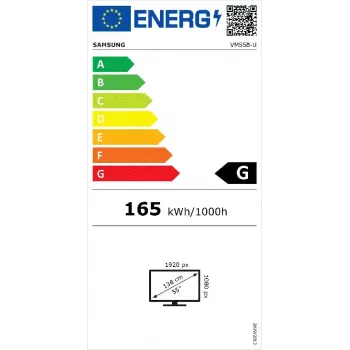 Samsung VM55B-U 55 collu Full HD LED IPS monitors 1920 x 1080, 500 cd/m², 24/7, VESA, Melns