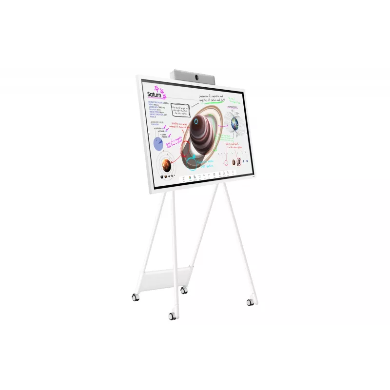 Samsung WM65B interaktīvā tāfele 165,1 cm (65 collas) 3840 x 2160 pikseļi Skārienjutīgs Pelēks, Balts