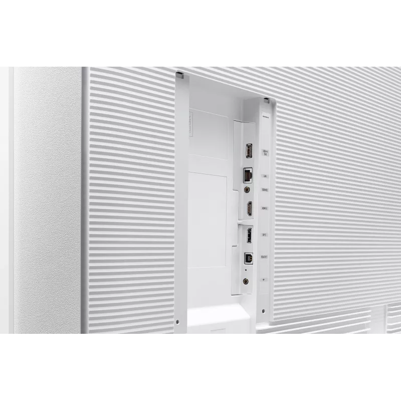 Samsung WM65B interaktīvā tāfele 165,1 cm (65 collas) 3840 x 2160 pikseļi Skārienjutīgs Pelēks, Balts