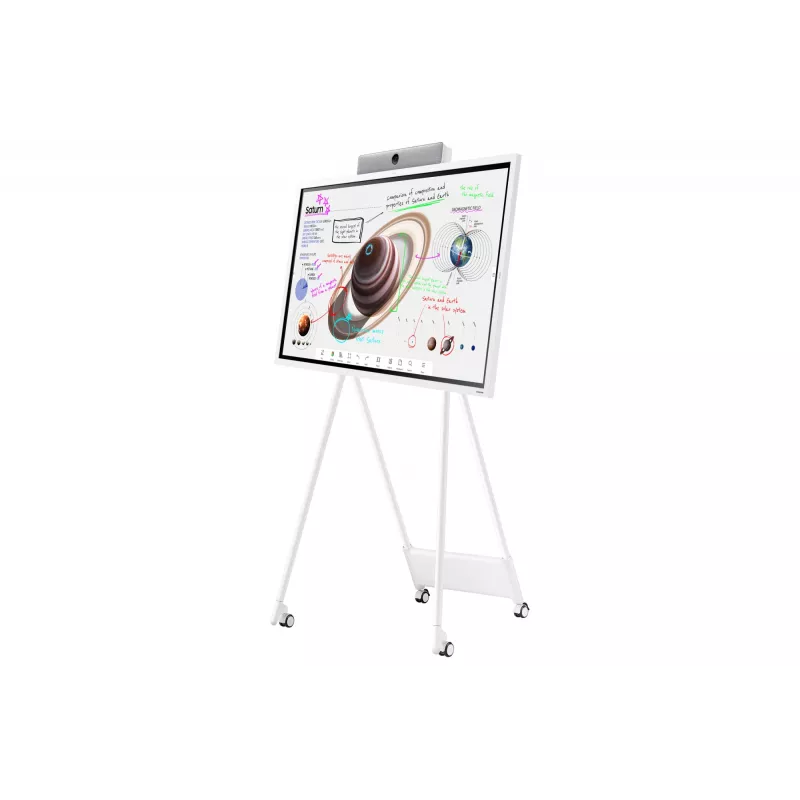 Samsung WM65B interaktīvā tāfele 165,1 cm (65 collas) 3840 x 2160 pikseļi Skārienjutīgs Pelēks, Balts