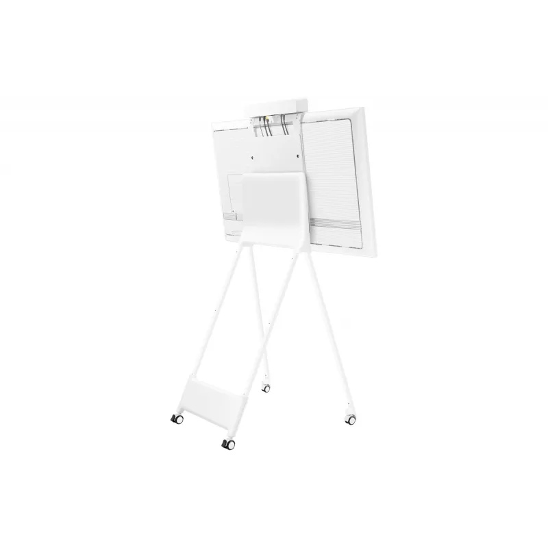 Samsung WM65B interaktīvā tāfele 165,1 cm (65 collas) 3840 x 2160 pikseļi Skārienjutīgs Pelēks, Balts