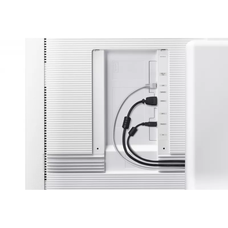Samsung WM65B interaktīvā tāfele 165,1 cm (65 collas) 3840 x 2160 pikseļi Skārienjutīgs Pelēks, Balts