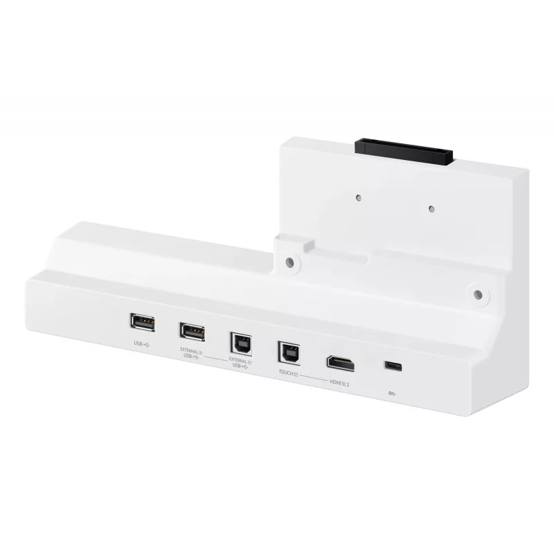Samsung WM65B interaktīvā tāfele 165,1 cm (65 collas) 3840 x 2160 pikseļi Skārienjutīgs Pelēks, Balts
