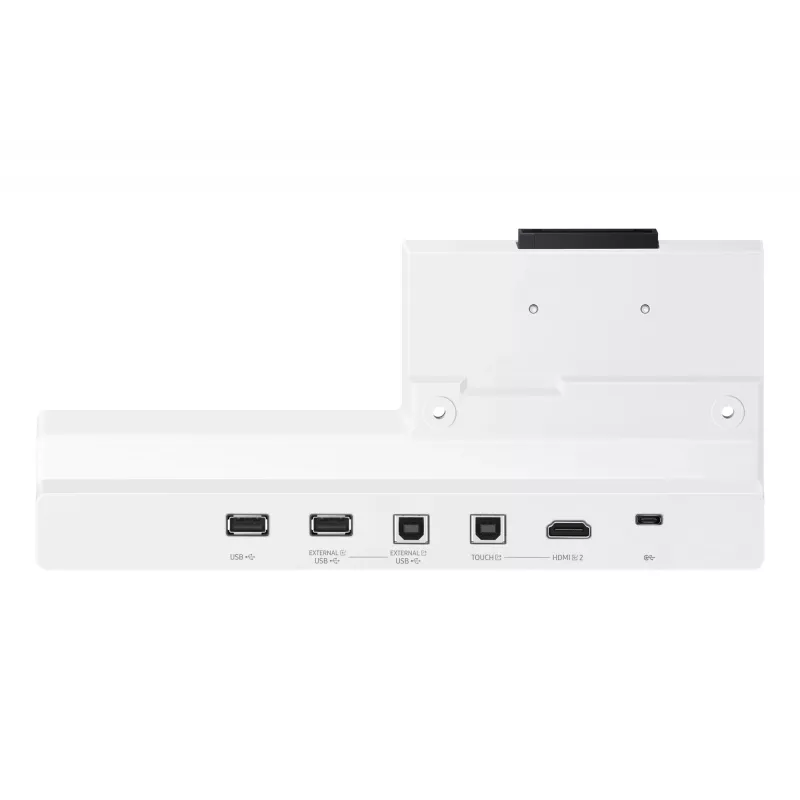 Samsung WM65B interaktīvā tāfele 165,1 cm (65 collas) 3840 x 2160 pikseļi Skārienjutīgs Pelēks, Balts