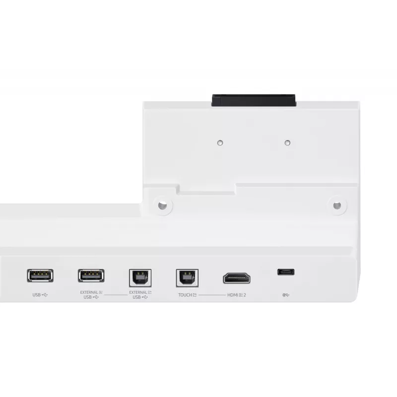 Samsung WM65B interaktīvā tāfele 165,1 cm (65 collas) 3840 x 2160 pikseļi Skārienjutīgs Pelēks, Balts