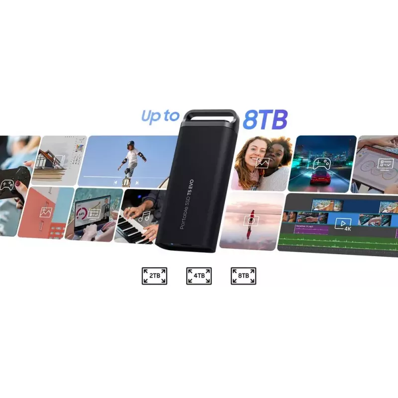 Samsung 2TB portabls SSD disks USB 3.2 Gen 1 MU-PH2T0S