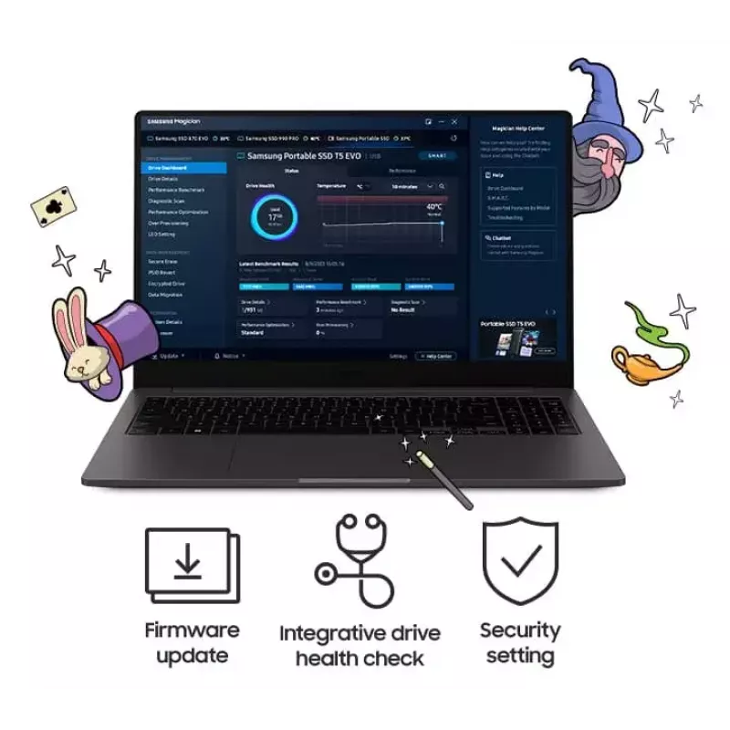 Samsung 2TB portabls SSD disks USB 3.2 Gen 1 MU-PH2T0S