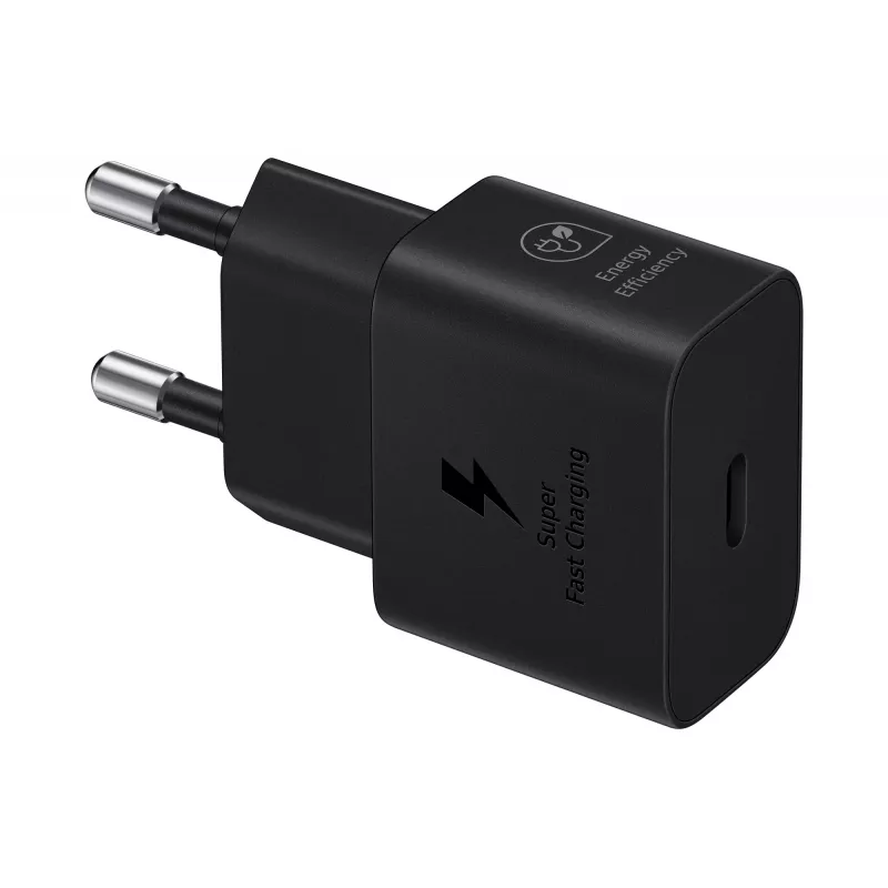 Lādētājs Samsung EP-T2510 25W USB-C ātrai uzlādei, melns, 1 m kabelis