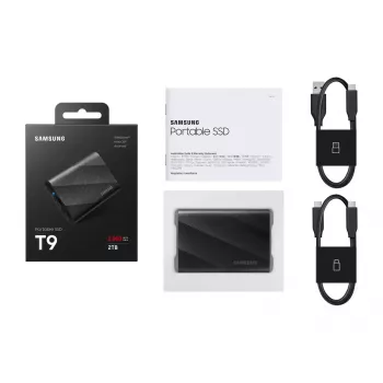 Samsung MU-PG2T0B 2 TB ārējais SSD disks USB Type-C USB 3.2 Gen 2x2 melns
