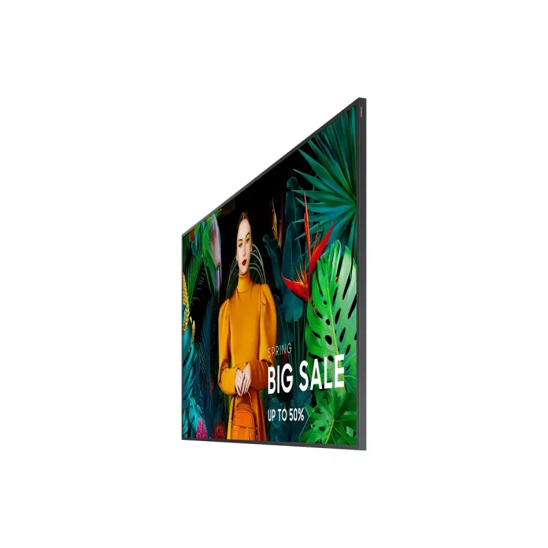 Samsung QB50C digitālais displejs 127 cm (50 inch) LCD Wi-Fi 350 cd/m² 4K Ultra HD Melns ar Tizen procesoru 16/7