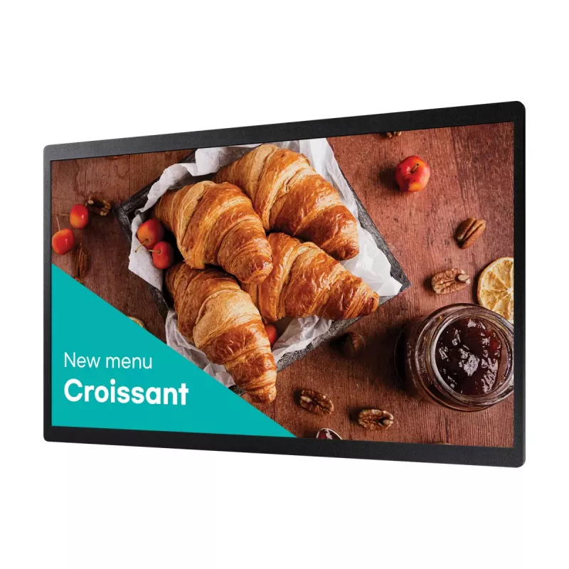 Samsung QB24C digitālās zīmju panelis 61 cm (24 collas) LED Wi-Fi 250 cd/m² Full HD Melns ar iebūvētu Tizen procesoru 16/7