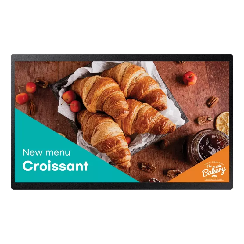 Samsung QB24C digitālās zīmju panelis 61 cm (24 collas) LED Wi-Fi 250 cd/m² Full HD Melns ar iebūvētu Tizen procesoru 16/7
