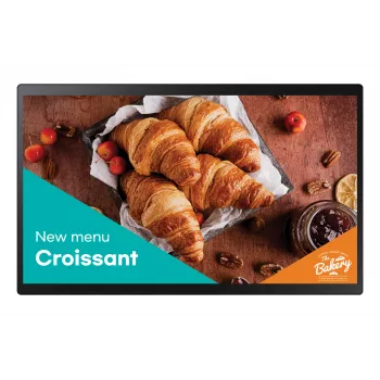 Samsung QB24C-T digitālais displejs 61 cm (24 collas) LED Wi-Fi 250 cd/m² Full HD Melns Skārienjutīgs Iebūvēts procesors Tizen 7.0 16/7