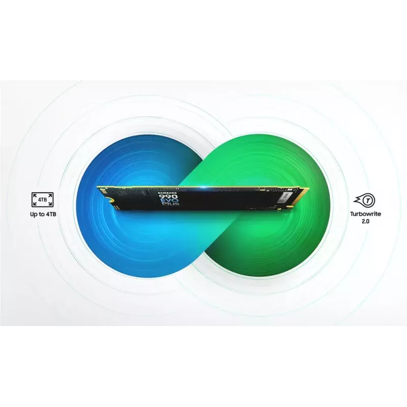 SSD M.2 2280 NVMe Samsung 1 TB (MZ-V9S1T0BW) PCIe 4.0, Nolasīšana 7150 MB/s, Rakstīšana 6300 MB/s