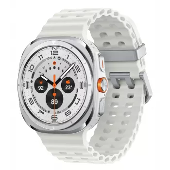 Samsung Galaxy Watch Ultra 3.81 cm (1.5 collu) AMOLED 47 mm Digitāls 480 x 480 pikseļi Skārienekrāns 4G Balts Wi-Fi GPS (satelīts)