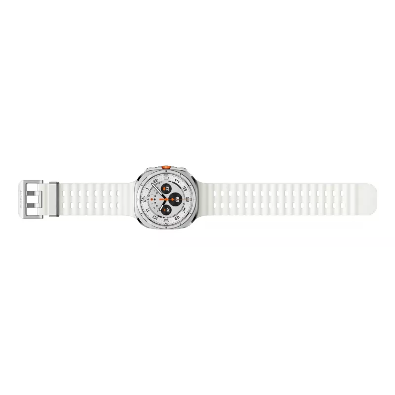 Samsung Galaxy Watch Ultra 3.81 cm (1.5 collu) AMOLED 47 mm Digitāls 480 x 480 pikseļi Skārienekrāns 4G Balts Wi-Fi GPS (satelīts)
