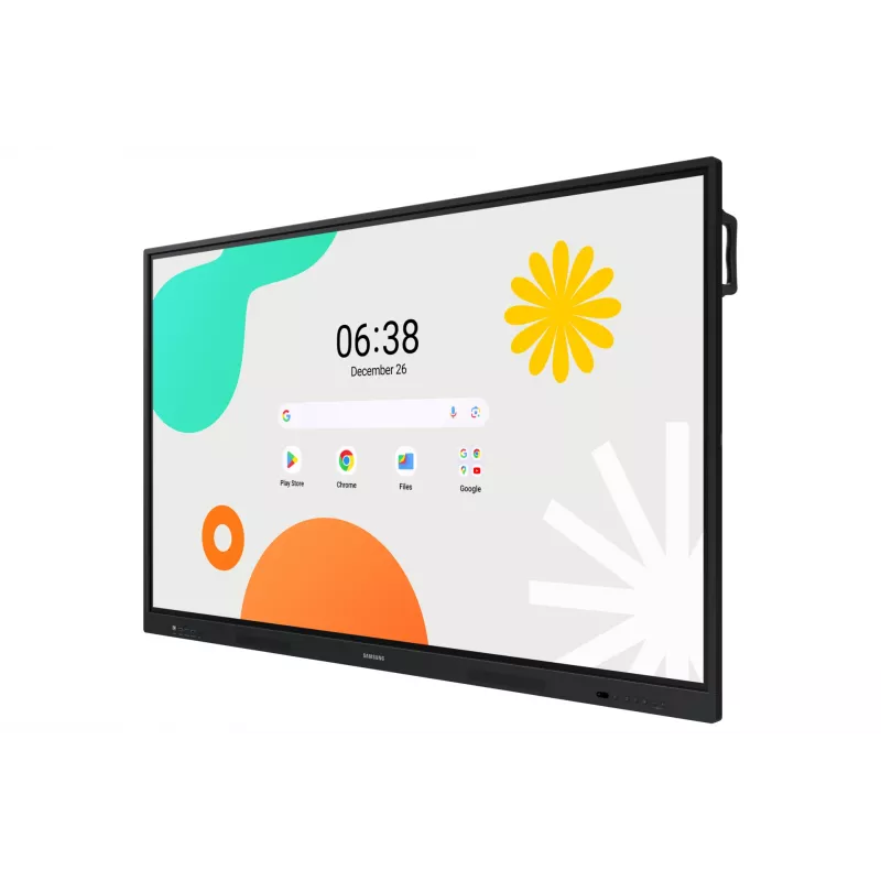 Samsung WA65 interaktīvā tāfele 165,1 cm (65 collas) 3840 x 2160 pikseļi Skārienjutīgs Melns