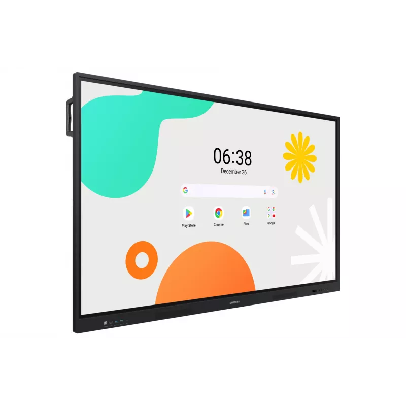 Samsung WA65 interaktīvā tāfele 165,1 cm (65 collas) 3840 x 2160 pikseļi Skārienjutīgs Melns