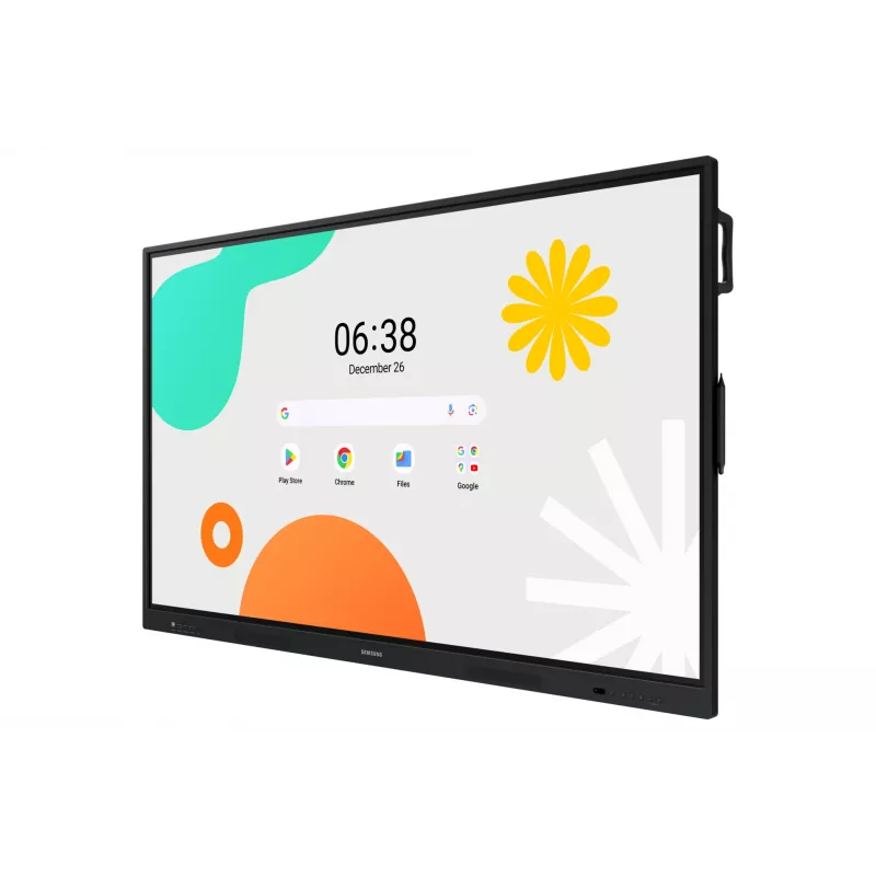 Samsung WA75 interaktīvā tāfele 190.5 cm (75 collas) 3840 x 2160 pikseļi Skārienjutīgs Melns