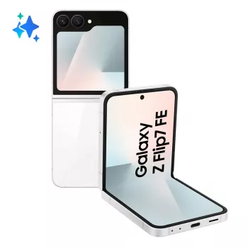 Samsung Galaxy Z Flip7 FE 17 cm (6.7 collu) 5G 8 GB 128 GB 4000 mAh Balts