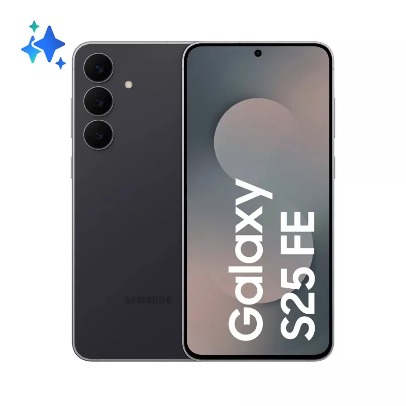 Samsung Galaxy S25 FE 5G 17 cm (6.7 collu) Divas SIM USB Type-C 8 GB 128 GB 4900 mAh Melns