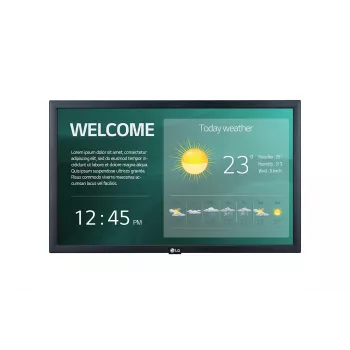 LG 22SM3G-B digitālās izkārtnes displejs 54.6 cm (21.5 inch) IPS Wi-Fi 250 cd/m² Full HD Melns iebūvēts procesors 16/7