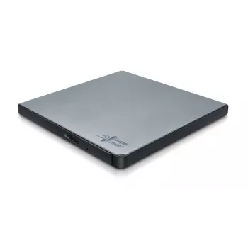 Hitachi-LG Data Storage Slim Portable DVD-rakstītājs GP57EB40 - USB 2.0 - Sudrabs