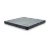 Hitachi-LG GP57ES40 plāns portatīvais ārējais DVD rakstītājs, USB 2.0, sudraba krāsā