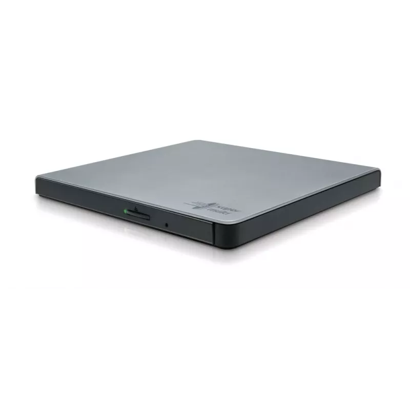 Hitachi-LG GP57ES40 plāns portatīvais ārējais DVD rakstītājs, USB 2.0, sudraba krāsā